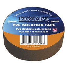 Insulation tape PVC 15/10m  brown EMOS