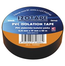 Páska izolační PVC 19/20m  černá EMOS