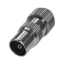 Antenna connector (straight, metal)