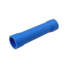 Insulated butt connector 1.5-2.5mm(AWG16-14)  blue