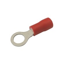 Insulated ring terminal  5.3mm, conductor 0.5-1.5mm  red