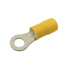 Insulated ring terminal  5.3mm, conductor 4.0-6.0mm  yellow