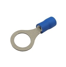 Insulated ring terminal  8.4mm, conductor 1.5-2.5mm  blue