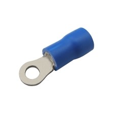 Insulated ring terminal  3.2mm, conductor 1.5-2.5mm  blue