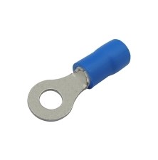 Insulated ring terminal  4.3mm, conductor 1.5-2.5mm  blue