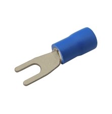 Insulated spade terminal 3.2mm, conductor 1.5-2.5mm blue