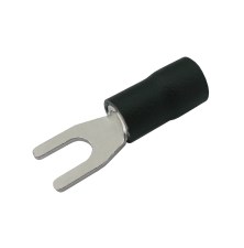 Vidlička 4.3mm, vodič 2.5-4.0mm černá