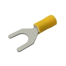 Insulated spade terminal 8.4mm, conductor 4.0-6.0mm yellow