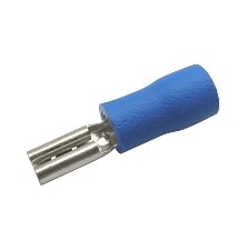 Zdířka faston 2.8mm ,vodič 1.5-2.5mm  modrá