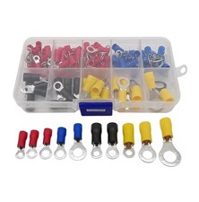Set of cable lugs 3-8mm crimping, 102 pcs