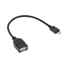 Connection cable USB plug type ''A'' - micro USB plug 20cm OTG