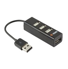 USB hub YENKEE YHB-4001BK