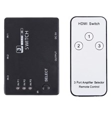 Prepínač 3x HDMI - 1x HDMI HADEX PS3