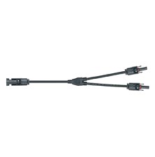Kábel TIPA MC4 rozbočenie 1x konektor / 2x zdierka 30cm