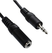 Kábel TIPA JACK 3.5 konektor/JACK 3.5 zdierka 10m