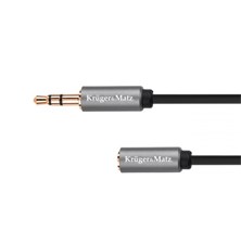 Kabel KRUGER & MATZ JACK konektor/JACK 3.5 zdířka 1m