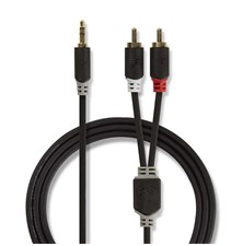 Cable Jack 3,5mm stereo/2x Cinch 3m NEDIS CABW22200AT30
