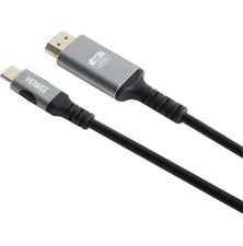 Kábel YENKEE YCU 430 USB-C/HDMI 4K 1,5m Black