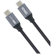 Cable YENKEE YCU 323 BK USB-C/USB-C 3.1 1,5m Black