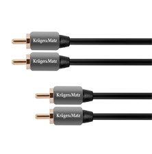Cable KRUGER & MATZ 2xCINCH connector / 2xCINCH connector 3m KM0306