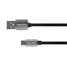 Kábel KRUGER & MATZ KM0324 USB/micro USB 1m Black
