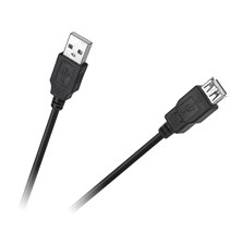 Kábel CABLETECH KPO4013-1.5 Eco-Line USB konektor/USB zdierka 1,5m Black