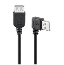 Cable GOOBAY 95702 USB/USB 0,3m Black