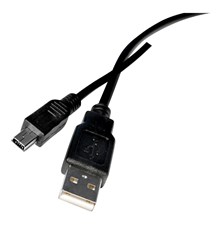 Kábel TIPA USB 2.0 A/Mini USB 1,8m čierny