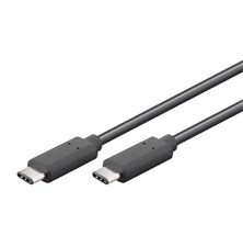 Kábel USB 3.1 A/USB C konektor 1m čierny