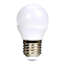 Žiarovka LED E27  8W miniGLOBE biela teplá SOLIGHT WZ424-1