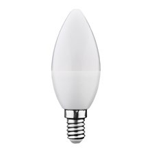Bulb LED E14  6W C37 white warm GETI SAMSUNG chip
