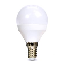 Žiarovka LED E14 6W miniGLOBE biela studená SOLIGHT WZ420-1
