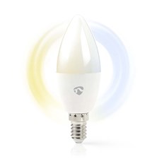 Smart LED žiarovka E14 4.9W biela NEDIS WIFILRW10E14 WiFi Tuya