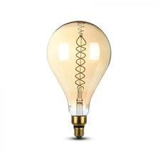 Bulb filament LED E27 8W A165 warm white V-TAC VT-2138 Dimmable