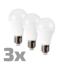 Žárovka LED E27 10W A60 bílá teplá SOLIGHT WZ529-3P