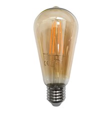 Filament LED bulb E27 8W warm white TRIXLINE ST64