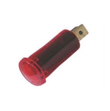 Control lamp 12V DC rounded red TIPA