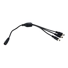 Cable for LED strip strip - 3x plug, socket