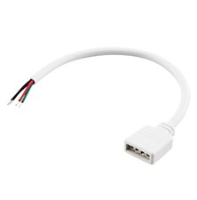 RGB power cable with connector, socket