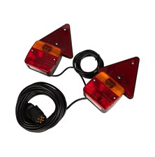 Trailer light BLOW 23-218 with cable and triangle
