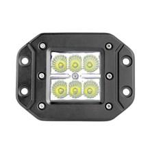 Light for working machines LED T761A, 10-30V/18W for mounting in the bumper