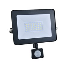 LED floodlight GETI GLF30P 30W with PIR sensor