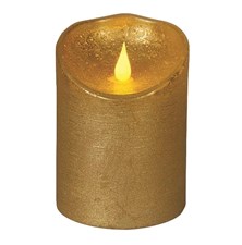Wax LED candle MagicHome 12cm gold