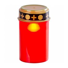 Svíčka LED hřbitovní MagicHome TG-10 Red
