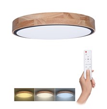 Svietidlo stropné SOLIGHT WO8005 Iron Oak 48W