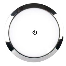 LED podhledové světlo do karavanu s dotykovým vypínačem, 12-24V - 18cm