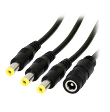 Splitter cable for powering up to 3 DERAMAX source repellers from one source