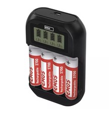 Nabíječka baterií EMOS BCN-41D + 4AA 2700