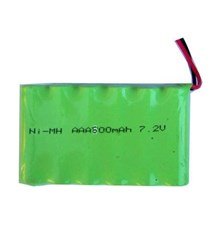 Battery rechargeable akupack Ni-MH 7,2V/600mAh TINKO