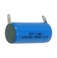 Rechargeable battery Li-Ion 16340 3,7V/750mAh TINKO.